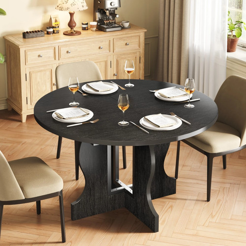 Extendable dining table wooden - extendable,