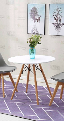 Round dining table white - dining,
