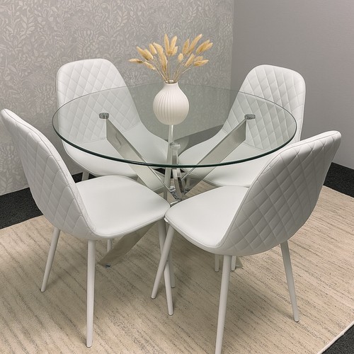 Tempered glass dining - tempered,
