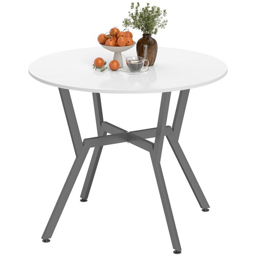 Homcom dining table with - dining, round