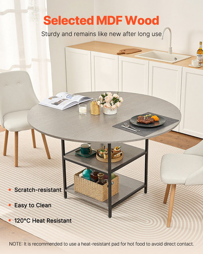 Round dining table inch - round,
