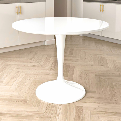 Mmilo round pedestal table - pedestal,