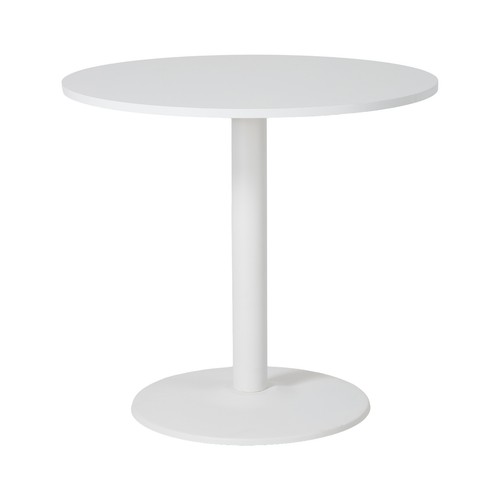Round pedestal dining table - dining,