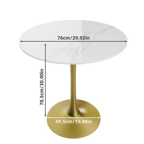 Round dining table - dining,