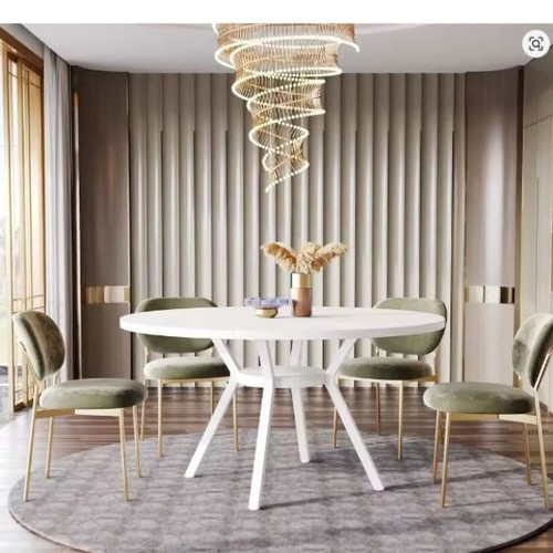 Round dining table for 6 - round,