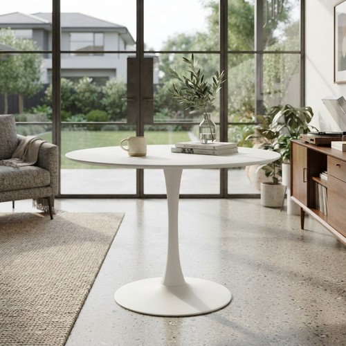 Space saving 80cm white - 80cm, dining