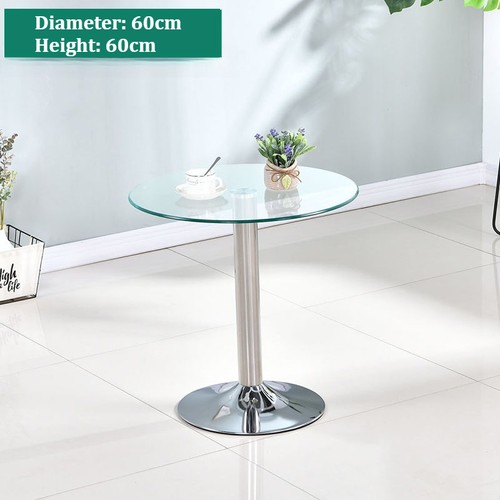 73cm round glass - 60/73cm,