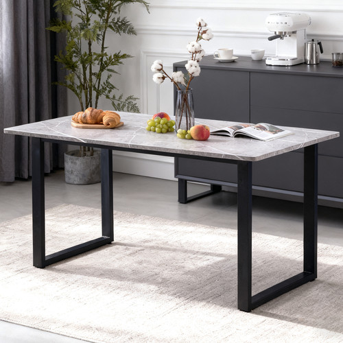 Modern 150cm grey marble - grey,