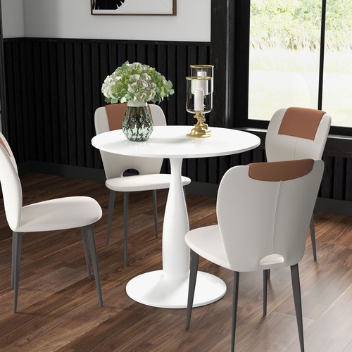 Round dining table - round,
