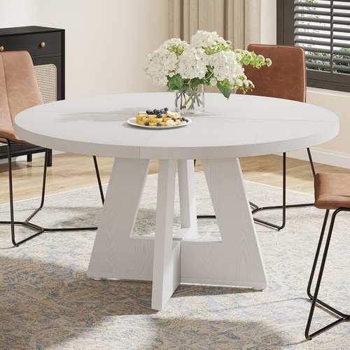 Round dining table suitable - round,