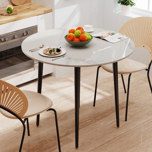 Modern round dining table set - modern,