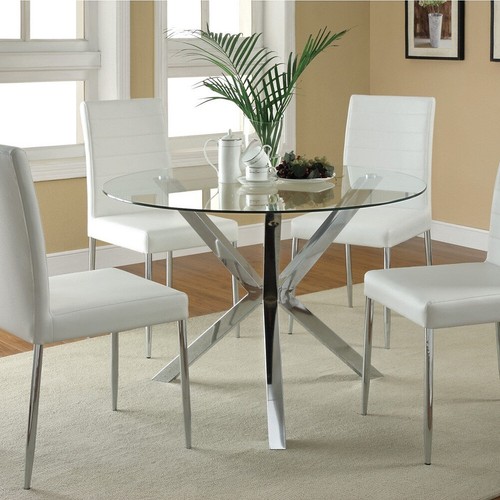 Tempered clear glass round - tempered,