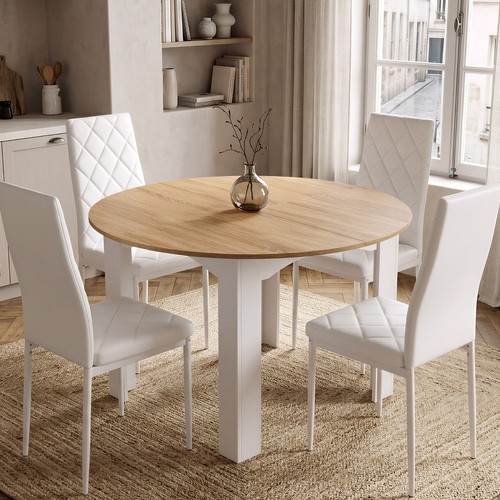 Round dining table for 6 - round,
