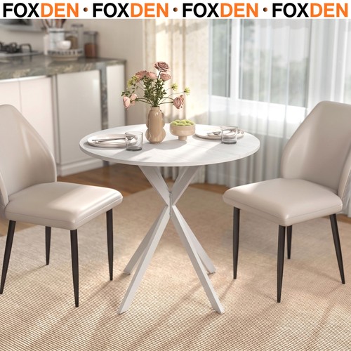 Dining table round industrial - dining,