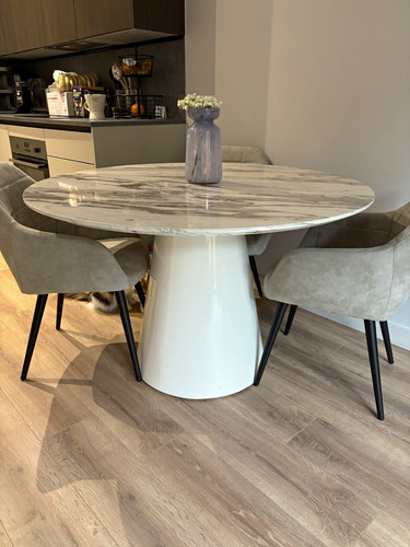 Round marble effect - marble,