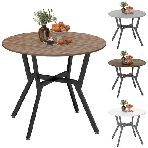Homcom dining table with round - homcom,