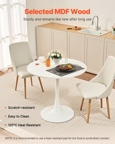 Round dining table - round, 31.5