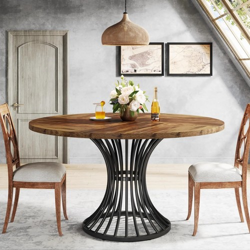 Round dining table - round, for