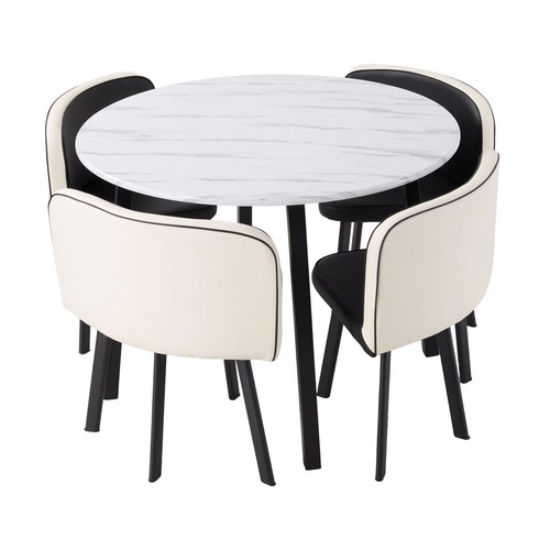 Compact dining table and tub - table,