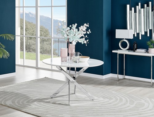 Novara modern round dining - novara,