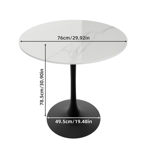Modern flower round dining - modern,