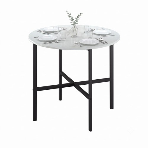 80cm round wooden dining table - wooden,