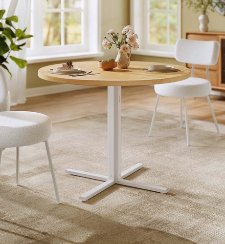Round dining table with - round,