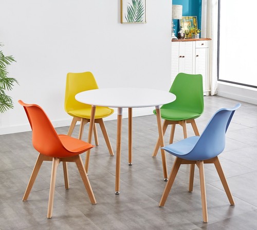 Round dining table - table, 4
